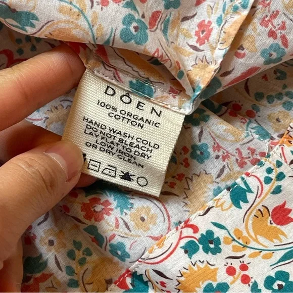 DOEN Emmaretta Dress in Wild Clover Floral Size M - Picture 7 of 13